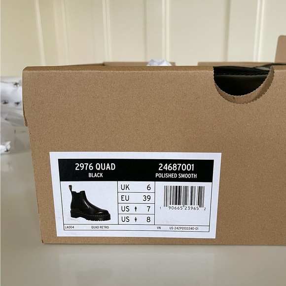 SOLD Doc Martens platform Chelsea boot - 2976 Quad in polished smooth leather - Picture 6 of 6